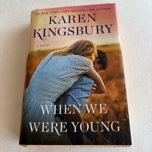 LIke New. Karen Kingsbury 'When We Were Young' Hardcover Book